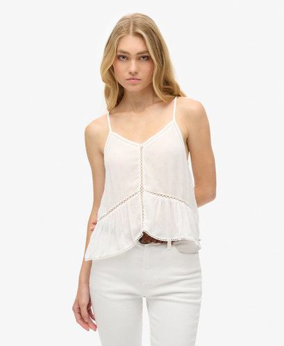 Women's Ladder Trim Cami Top White / Off White - Size: 10 - Superdry - Modalova