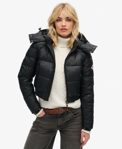 Women's Damen Verkürzte Fuji Kapuzenjacke, Größe: 42 - Größe: 42 - Superdry - Modalova