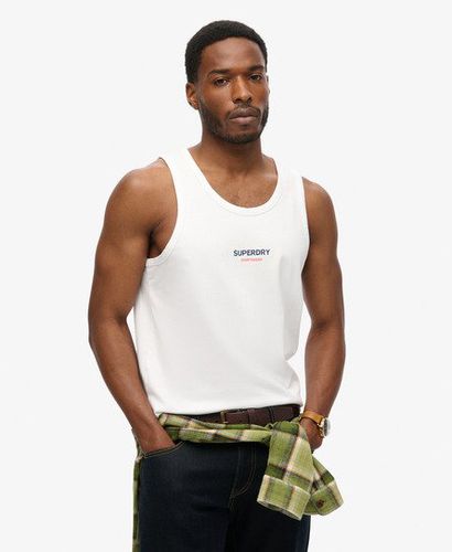 Men's Sportswear Relaxed Vest Top White / Brilliant White - Size: L - Superdry - Modalova