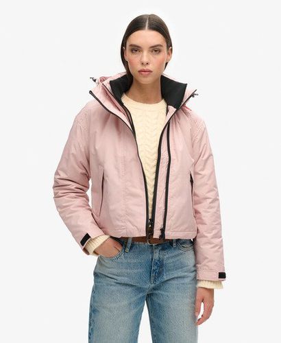 Women's Code SD-Windcheater Jacket Pink / Vintage Blush Pink - Size: 10 - Superdry - Modalova