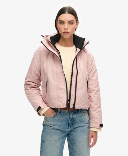 Women's Code SD-Windcheater Jacket Pink / Vintage Blush Pink - Size: 14 - Superdry - Modalova