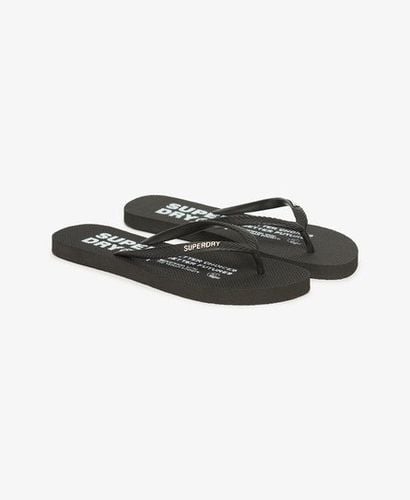 Women's Studios Flip Flops Black - Size: M - Superdry - Modalova