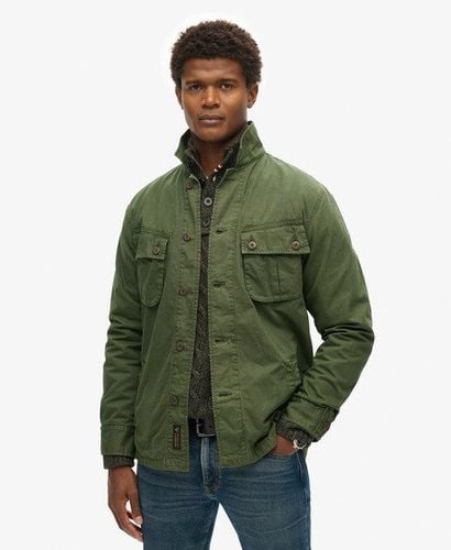 Men's Military Overshirt Jacket Green / Army Green - Size: S - Superdry - Modalova