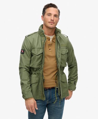 Men's Vintage M65 Military Jacket Green / Trekking Olive - Size: XS - Superdry - Modalova