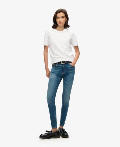 Women's Organic Cotton Vintage Mid Rise Skinny Jeans Dark Blue / Fulton Vintage Blue - Size: 30/30 - Superdry - Modalova