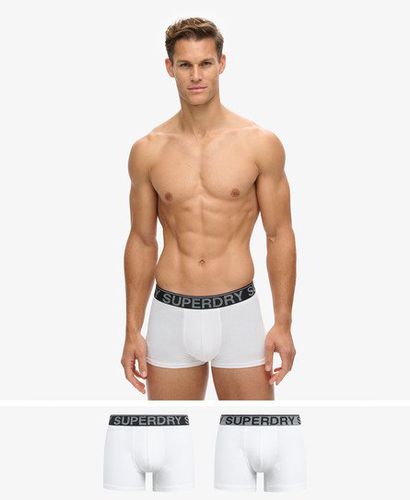 Men's Organic Cotton Trunk Triple Pack White / Optic - Size: L - Superdry - Modalova