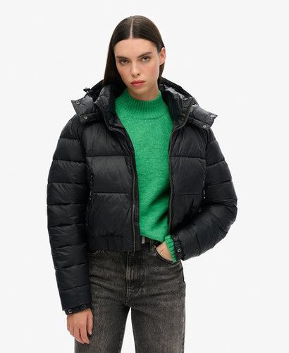 Women's Kurze Fuji Kapuzenjacke - Größe: 44 - Superdry - Modalova