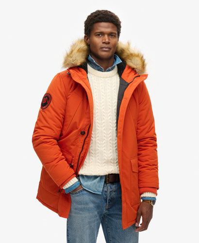 Men's Everest Parka mit Kunstfellkapuze - Größe: L - Superdry - Modalova