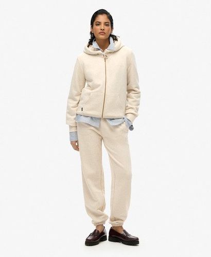 Women's Essential Logo Joggers Beige / Light Oat Marl - Size: 16 - Superdry - Modalova
