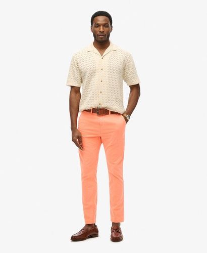 Men's International Chino Pants Pink / Peach - Size: 28/32 - Superdry - Modalova