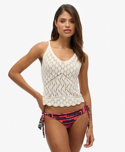 Women's Mix Print Bikini Briefs Pink / Fluro Pink Pop - Size: 10 - Superdry - Modalova