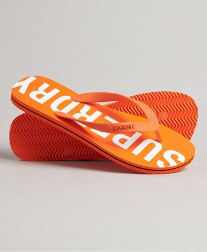 Men's Code Essential Flip Flops Orange / Denver Orange - Size: S - Superdry - Modalova