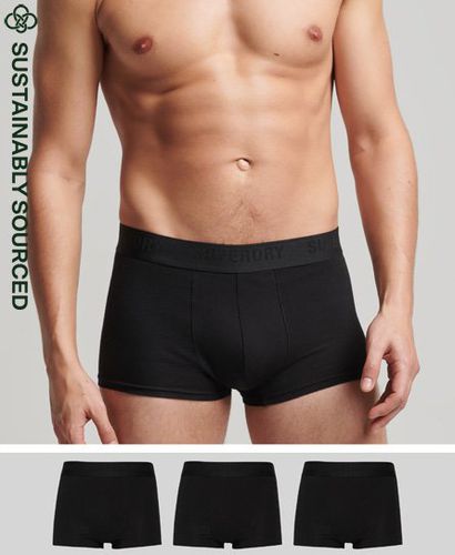 Men's Organic Cotton Trunk Triple Pack Black - Size: M - Superdry - Modalova