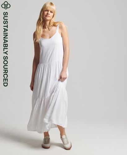 Women's Studios Woven Maxi Dress White / Optic - Size: 10 - Superdry - Modalova