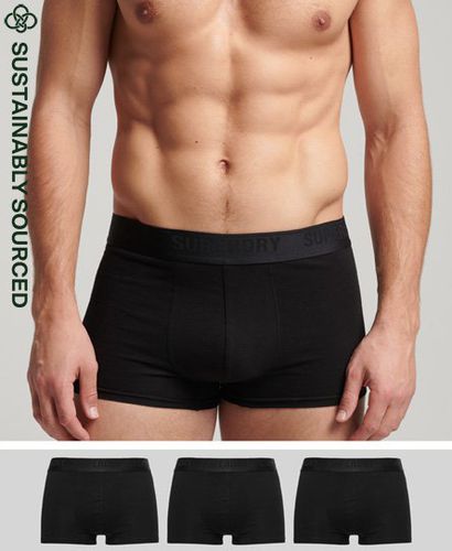 Men's Organic Cotton Trunk Triple Pack Black - Size: S - Superdry - Modalova