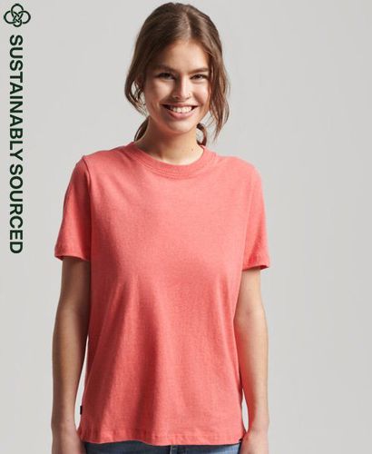 Women's Essential T-Shirt aus Bio-Baumwolle mit Logo - Größe: 36 - Superdry - Modalova