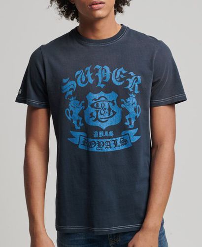 Men's Limited Edition Vintage 06 Rework Classic T-Shirt Navy / Dark Navy/New Royal - Size: S - Superdry - Modalova