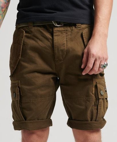 Men's Core Cargo Heavy Shorts Green / Canopy Green - Size: 28 - Superdry - Modalova