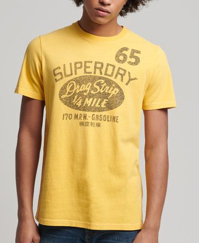 Men's Limited Edition Vintage 08 Rework Classic T-Shirt Yellow / Pigment Yellow - Size: S - Superdry - Modalova