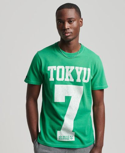 Men's Limited Edition Vintage 03 Rework Classic T-Shirt Green / Kelly Green - Size: M - Superdry - Modalova