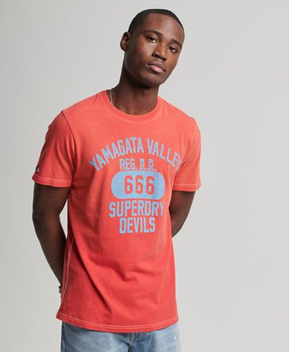 Men's Limited Edition Vintage 05 Rework Classic T-Shirt Red - Size: S - Superdry - Modalova