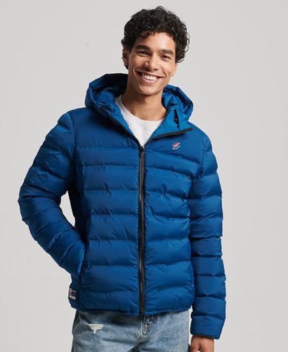 Men's Heat Sealed Padded Jacket Blue / Sailor Blue - Size: XL - Superdry - Modalova