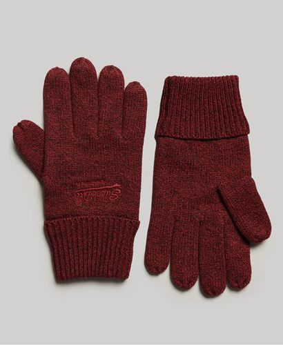 Men's Essential Plain Gloves / Dark Grit - Size: 1SIZE - Superdry - Modalova