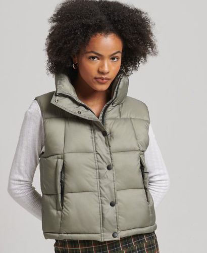 Women's Mountain Sport Gilet Khaki / Light Khaki - Size: 16 - Superdry - Modalova