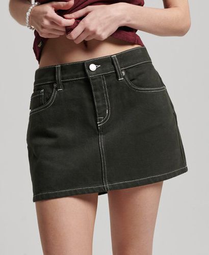Women's Workwear Mini Skirt / Surplus Goods Olive - Size: 25 - Superdry - Modalova