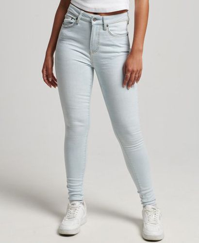 Ladies Classic Organic Cotton High Rise Skinny Denim Jeans, Light Blue, Size: 24/30 - Superdry - Modalova