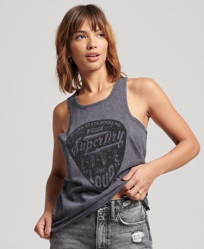 Women's Vintage Merch Store Vest / Heavy Metal - Size: 6 - Superdry - Modalova