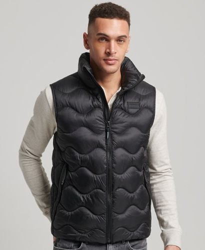 Men's Classic Quilted Studios Expedition Gilet, Black, Size: L - Superdry - Modalova