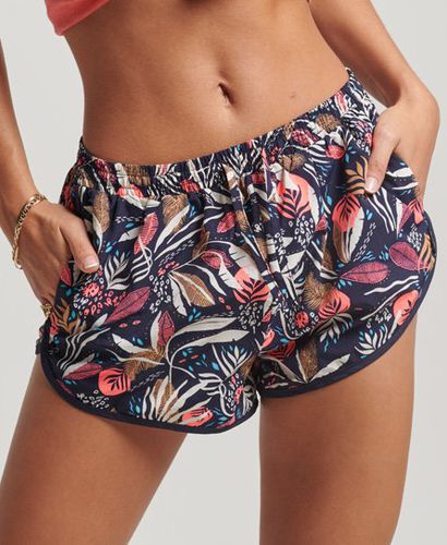 Women's Printed Beach Shorts / I See You Pop - Size: 14 - Superdry - Modalova