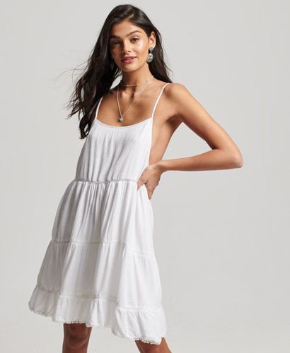 Women's Mini Beach Cami Dress White / Optic - Size: 14 - Superdry - Modalova