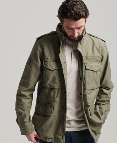 Men's Military M65 Jacket Green / Dusty Olive Green - Size: S - Superdry - Modalova