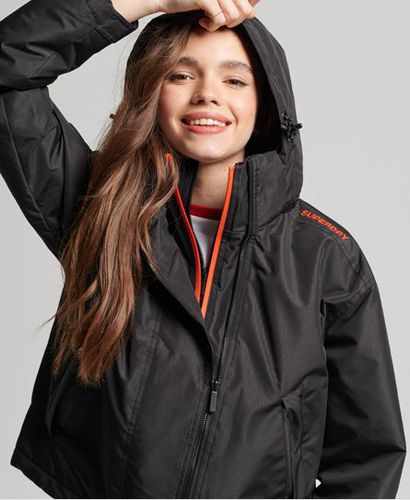 Women's SD-Windcheater Jacket / Grid/Bold Orange - Size: 10 - Superdry - Modalova