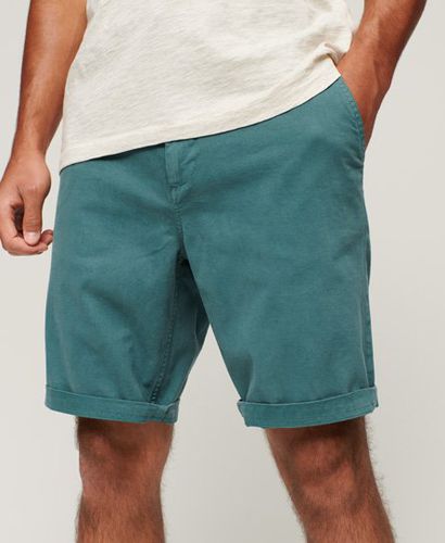 Men's Vintage International Shorts Turquoise / Hydro Dark Turquoise - Size: 34 - Superdry - Modalova