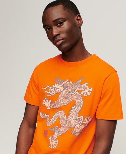 Men's x Komodo Vintage T-Shirt Orange / Jaffa Orange - Size: M - Superdry - Modalova