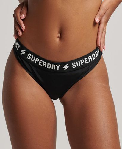 Women's Elastic Recycled Bikini Briefs Black - Size: 16 - Superdry - Modalova
