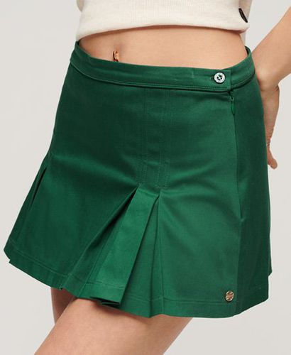 Women's Tennis Skirt Green - Size: 10 - Superdry - Modalova