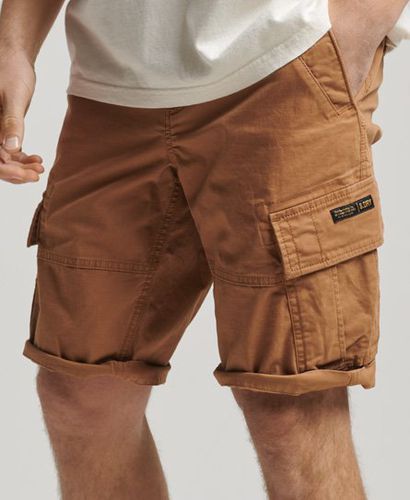 Men's Classic Organic Cotton Core Cargo Shorts, Brown, Size: 28 - Superdry - Modalova