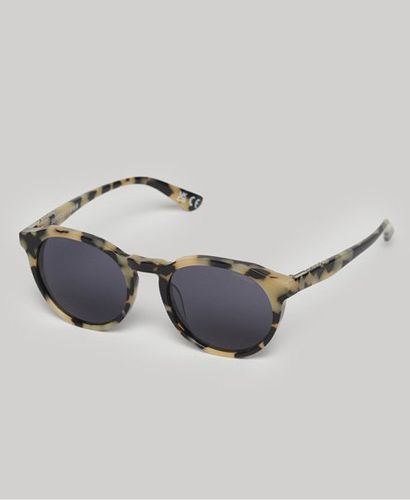 Women's Classic Tortoiseshell Print SDR Orlando Sunglasses, White and Black - Superdry - Modalova