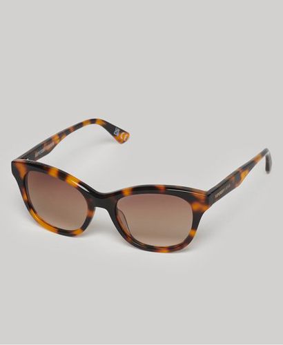 Women's Classic Tortoiseshell Print SDR Britanny Sunglasses, Brown - Superdry - Modalova