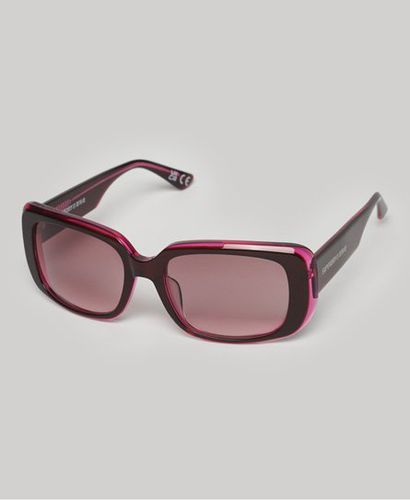 Women's Classic Brand Print SDR Dunaway Sunglasses, Pink - Superdry - Modalova