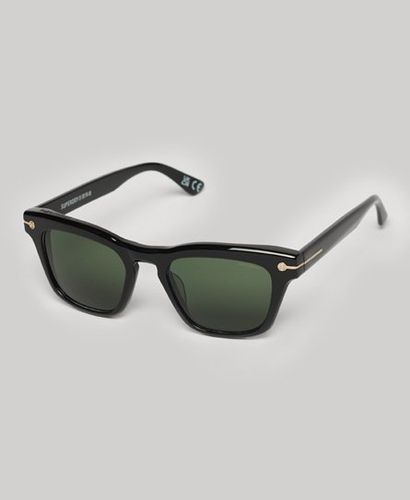 Men's Classic Brand Print SDR Stamford Sunglasses, Black - Superdry - Modalova