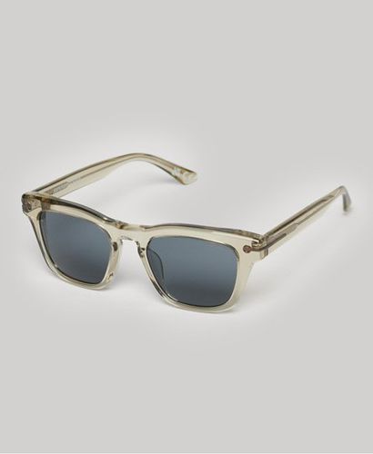 Men's Classic Brand Print SDR Stamford Sunglasses, Light Grey - Superdry - Modalova