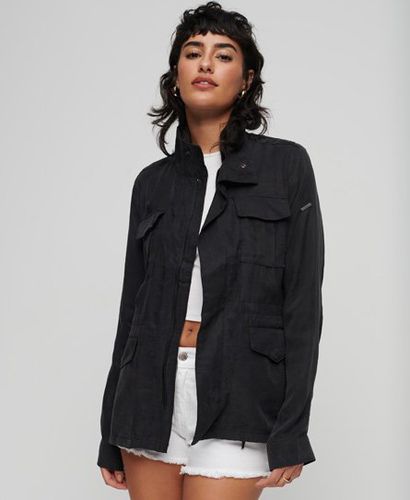 Women's Cupro M65 Jacket - Size: 10 - Superdry - Modalova