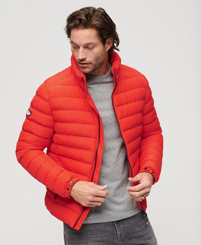 Men's Fuji Printed Padded Jacket Red / Sunset Red - Size: M - Superdry - Modalova