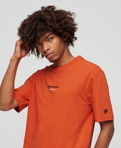 Men's Loose Fit Logo Print Oversized T-Shirt, , Size: XL - Superdry - Modalova