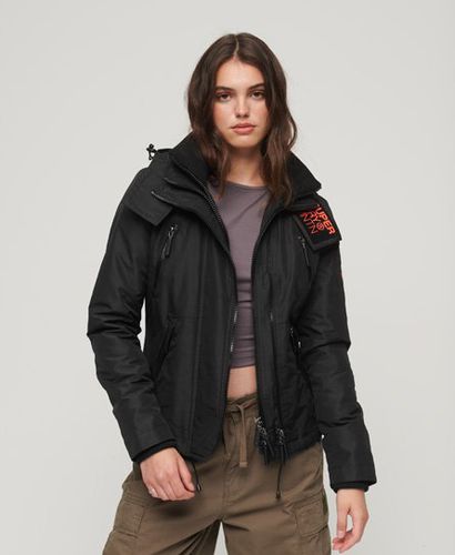 Women's Mountain SD-Windcheater Jacket Black / Black/Coral - Size: 12 - Superdry - Modalova